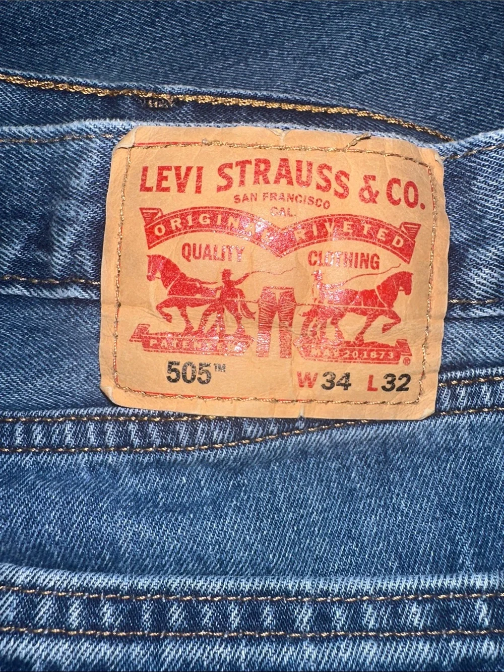 Levi's 505 Straight Jeans